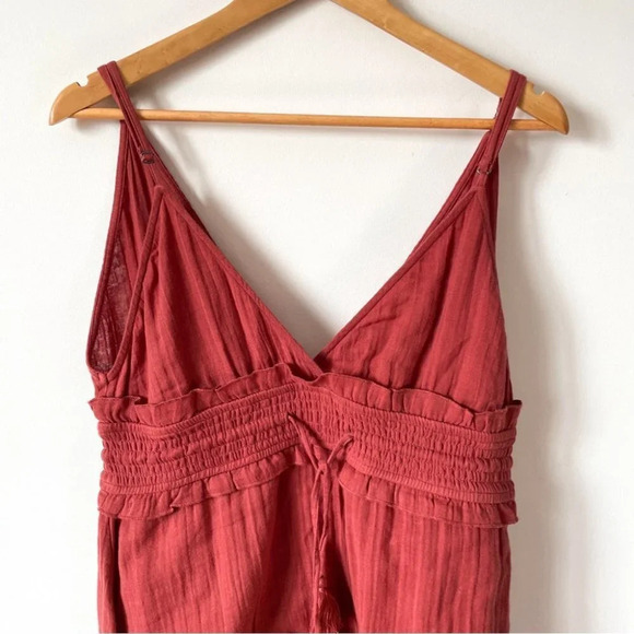 Roxy Simple Blossom Dress NWT Burnt Red Size Large - Picture 7 of 10